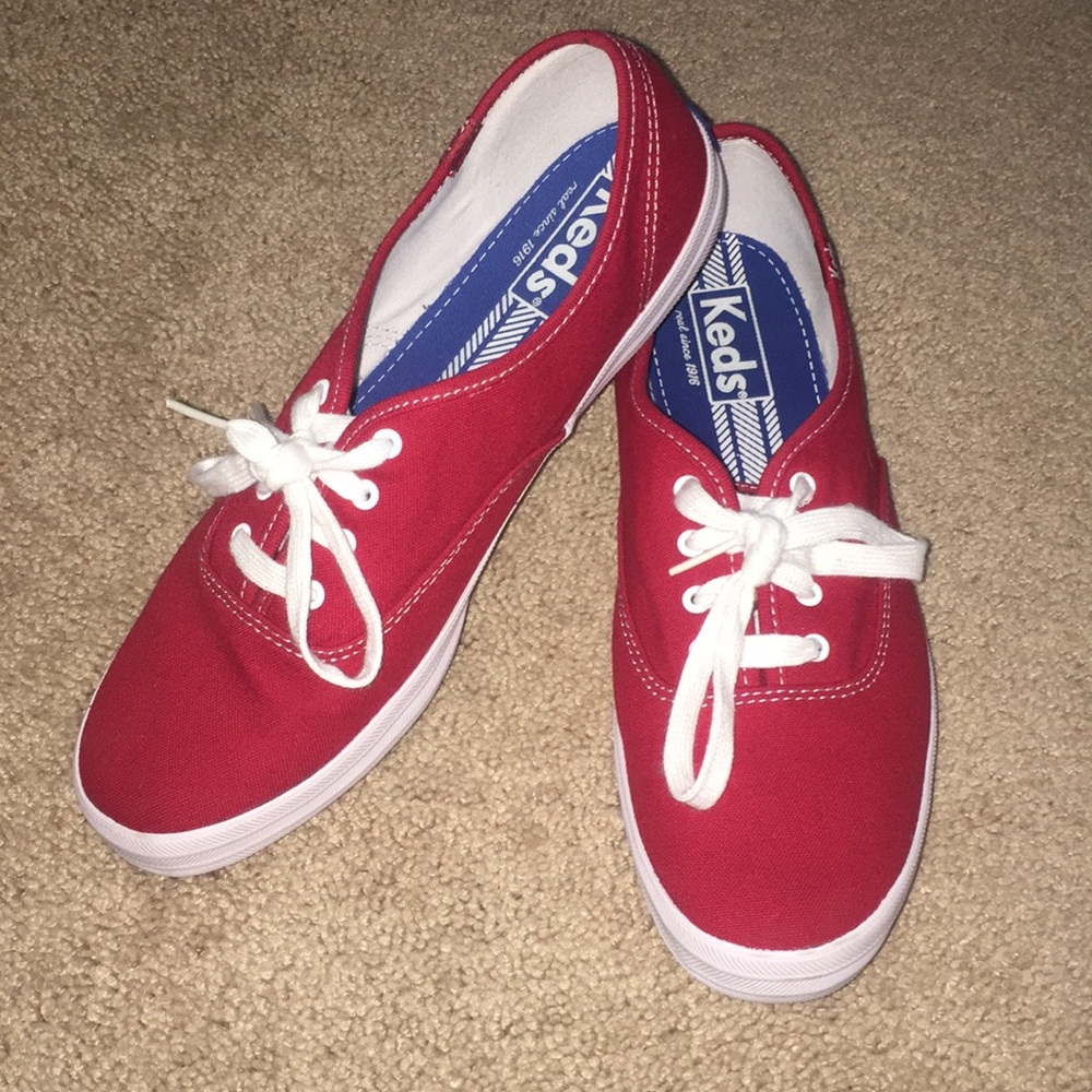 NWOT Red Women’s Keds